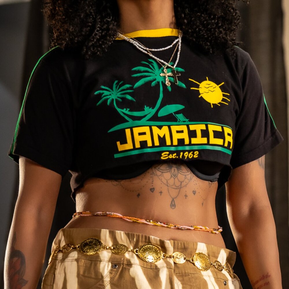 Vintage Jamaica Crop Top